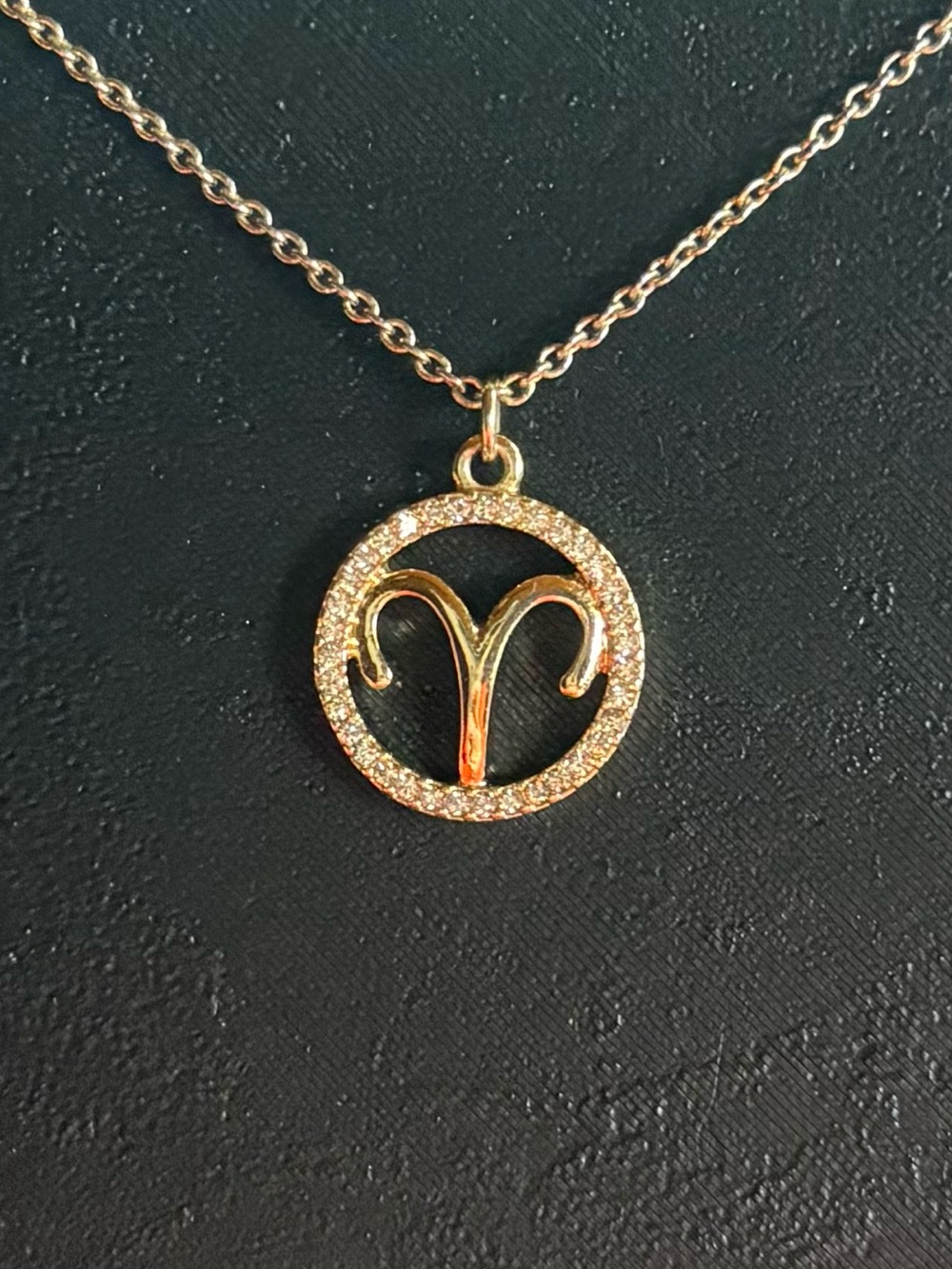 Aries Zodiac Pendant Necklace